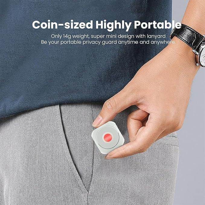 Mini Camera Detector – Portable Anti-Spy Wireless Infrared Detection Device for Hotel, Home, Office, Travel - Luxentra