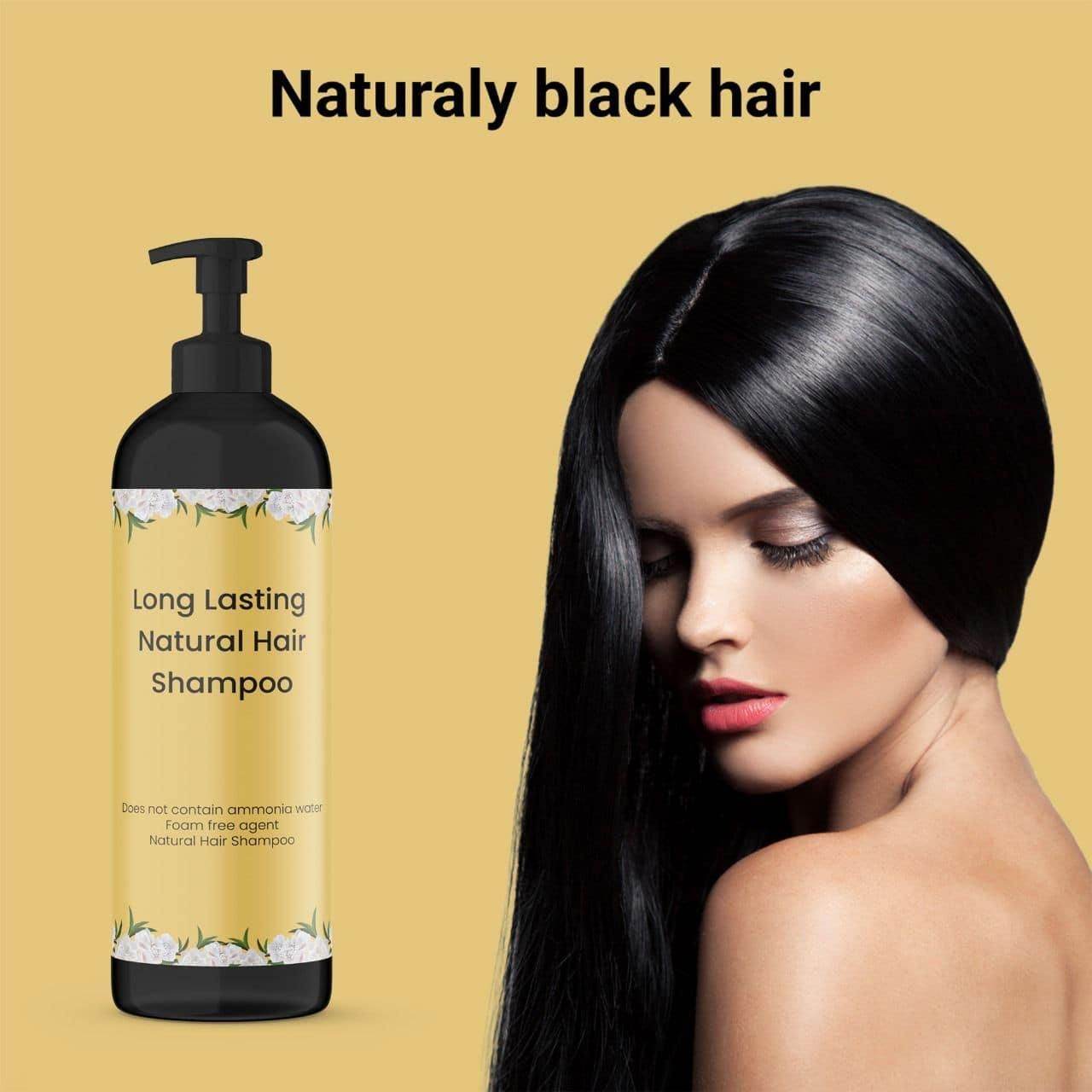 Long Lasting Natural Hair Dye Shampoo - 2 - Luxentra