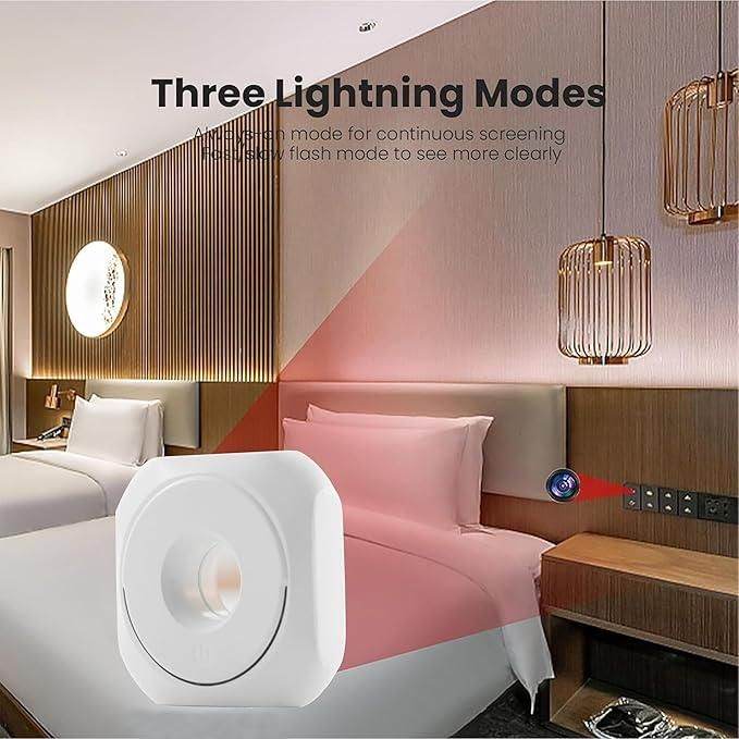 Mini Camera Detector – Portable Anti-Spy Wireless Infrared Detection Device for Hotel, Home, Office, Travel - Luxentra